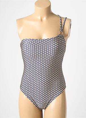 Costum de baie dintr-o singură piesă imprimeu fantezie sutien cu susținere înaltă și burete detașabil albastru YSABEL MORA femme