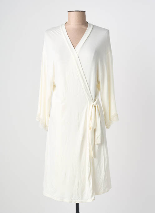 Halat de casă mâneci 3/4 bej ANTIGEL femme