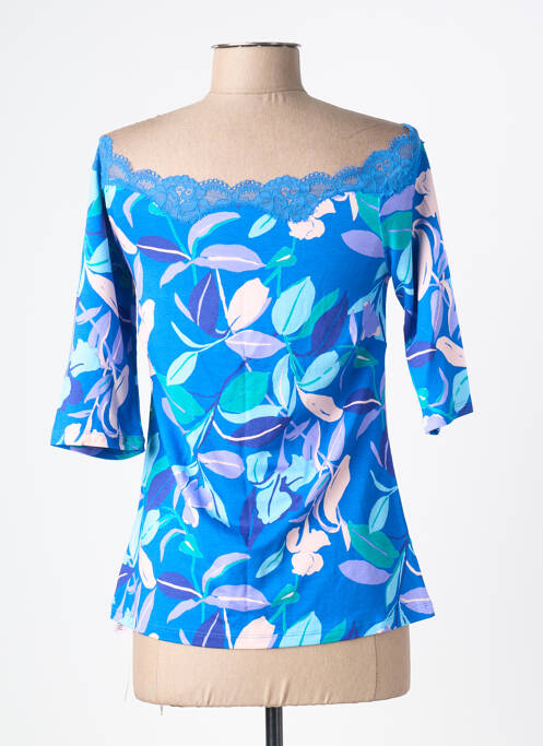 Top/caraco țesătură jersey albastru ANTIGEL femme