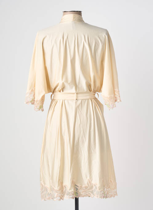 Halat de casă mâneci 3/4 bej LOUISA BRACQ femme