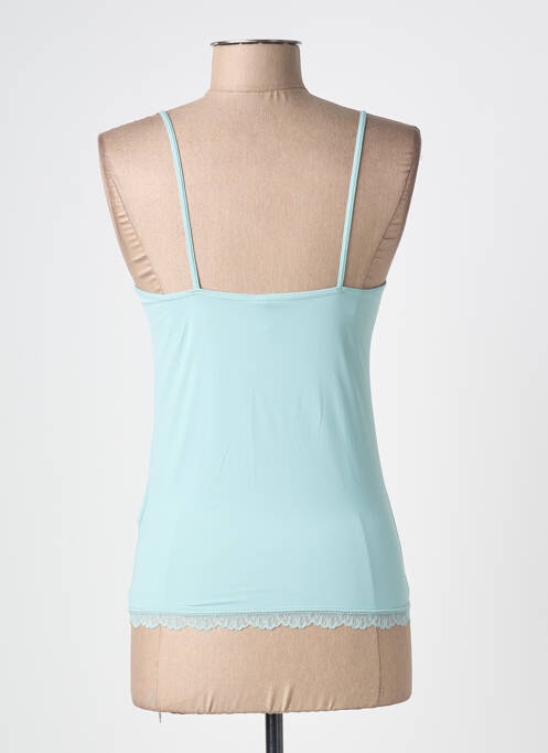 Top/caraco efect material satinat verde YSABEL MORA femme