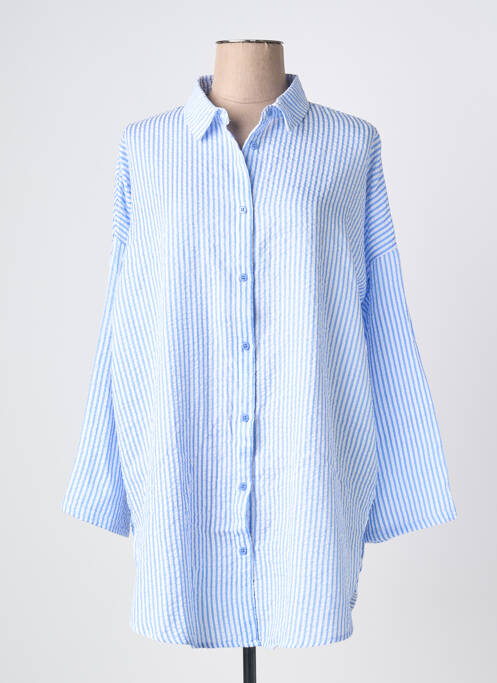 Tunică mâneci lungi guler de bluză albastru YSABEL MORA femme