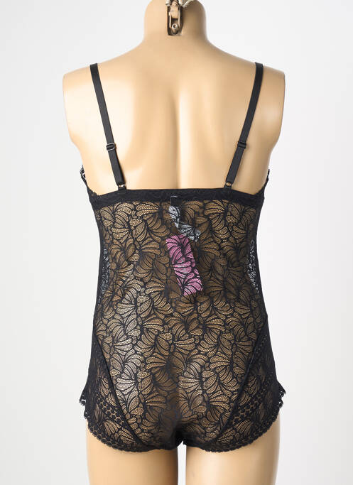 Body de lenjerie elasticitate negru ANTIGEL femme