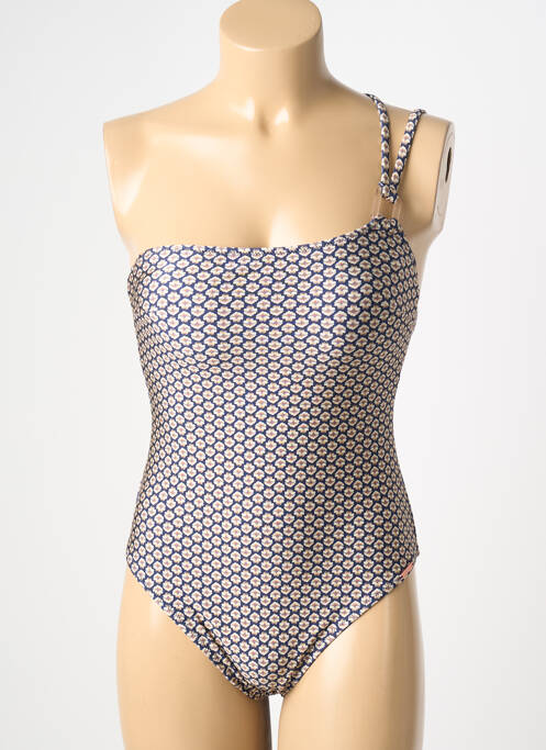 Costum de baie dintr-o singură piesă imprimeu fantezie sutien cu susținere înaltă și burete detașabil albastru YSABEL MORA femme