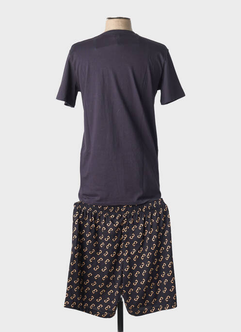 Pijama decolteu în v negru LOUISA BRACQ femme