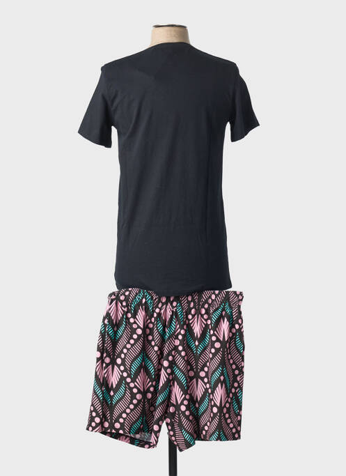 Pijama țesătură jerseu negru LOUISA BRACQ femme