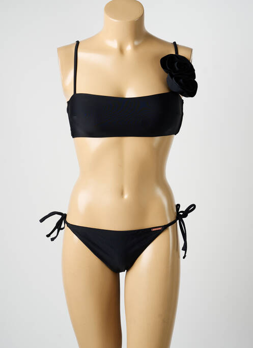 Costum de baie din două piese top bentiță top bentiță negru YSABEL MORA femme