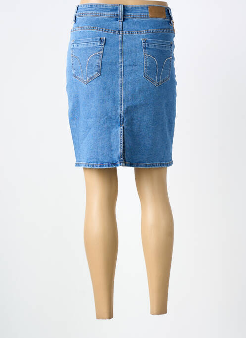 Fustă scurtă buzunare albastru BS JEANS femme