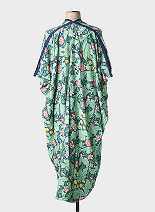Rochie lungă mâneci scurte mâneci scurte verde WORLD FASHION femeie
