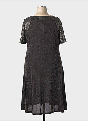 Rochie midi mâneci scurte mâneci scurte auriu VETISTYLE femeie