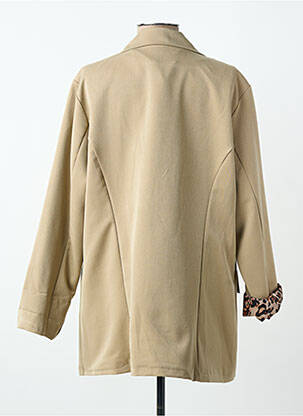 Sacou finisaj interior dublat bej PIMENT ROUGE femeie