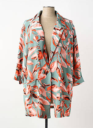 Jachete casual guler tip costum verde POMME ROUGE femeie