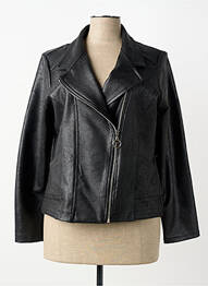 Jachete casual croială cambrată negru VETISTYLE femme