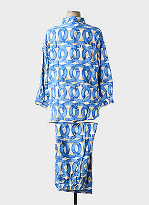 Set pantaloni mâneci lungi albastru CHRISTY femeie