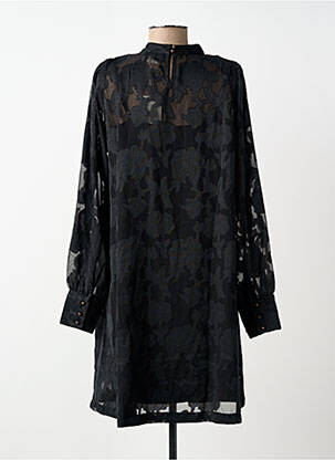 Rochie scurtă croială evazată mâneci lungi negru CREAM femeie