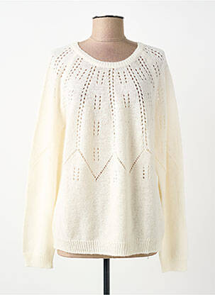 Pulover alb C'EST BEAU LA VIE femeie