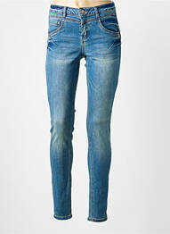 Blugi skinny elasticitate talie joasă albastru CREAM femme