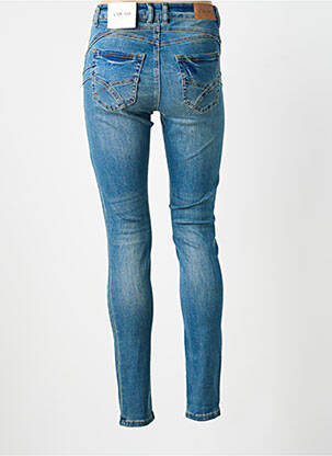 Blugi skinny elasticitate talie joasă albastru CREAM femeie