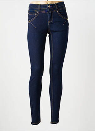 Blugi skinny țesătură brută mărime normală albastru CREAM femme