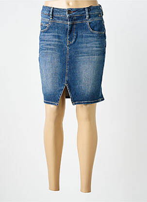 Fustă scurtă buzunare albastru FREEMAN T.PORTER femme