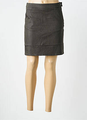 Fustă scurtă buzunare verde DIPLODOCUS femme