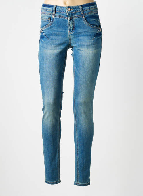 Blugi skinny elasticitate talie joasă albastru CREAM femme