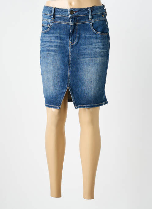 Fustă scurtă buzunare albastru FREEMAN T.PORTER femme