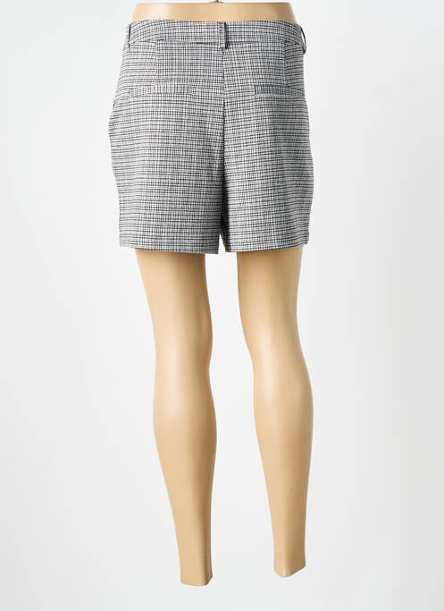 Șort închidere cu fermoar sub clapetă cu cârlig mărime normală gri YAYA femme