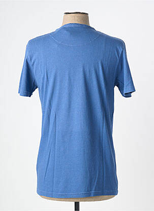 Tricou croială cambrată mâneci scurte albastru POU NOU bărbat