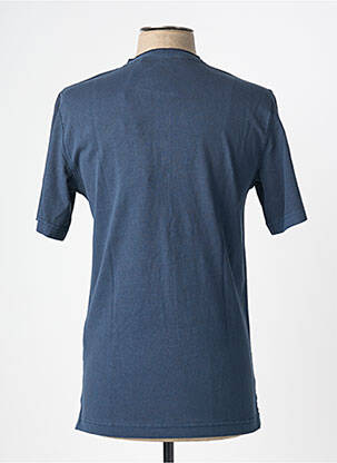 Tricou guler tunisian mâneci scurte albastru MUSTANG bărbat