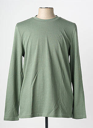 Tricou broderie mâneci lungi verde MUSTANG bărbat