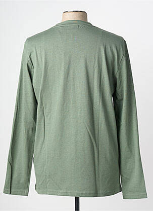Tricou broderie mâneci lungi verde MUSTANG bărbat