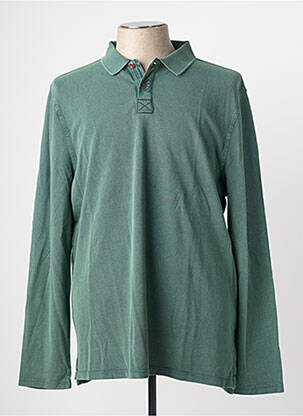 Polo mâneci lungi mâneci lungi verde WHITE STUFF bărbat
