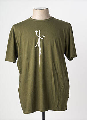 Tricou elasticitate mâneci scurte verde POU NOU bărbat