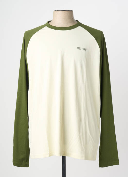 Tricou bej MUSTANG bărbat