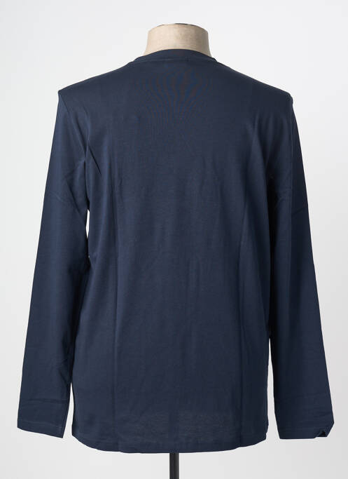 Tricou croială cambrată mâneci lungi albastru MUSTANG homme
