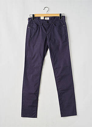 Pantalon slim țesătură poplin mărime normală albastru CERRUTI 1881 bărbat