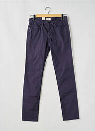 Pantalon slim țesătură poplin mărime normală albastru CERRUTI 1881 homme