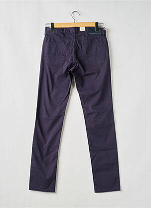 Pantalon slim țesătură poplin mărime normală albastru CERRUTI 1881 bărbat