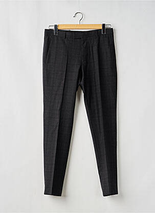 Pantalon slim talie cu cleme mărime normală gri STRELLSON bărbat