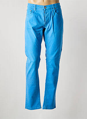 Blugi cu croială slim închidere cu nasturi pe față mărime normală albastru SERGE BLANCO homme