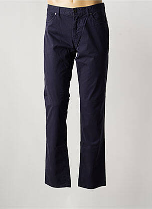 Pantalon slim țesătură poplin mărime normală albastru CERRUTI 1881 bărbat