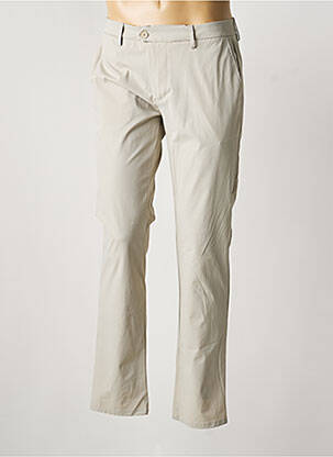 Pantalon chino țesătură poplin mărime normală bej TELERIA ZED homme