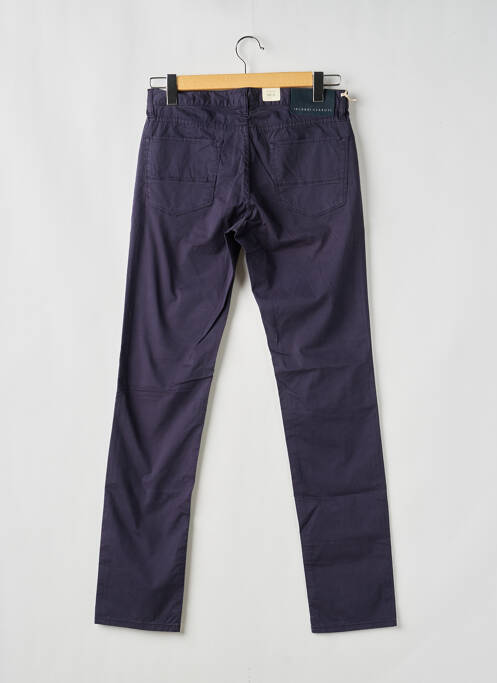 Pantalon slim țesătură poplin mărime normală albastru CERRUTI 1881 homme