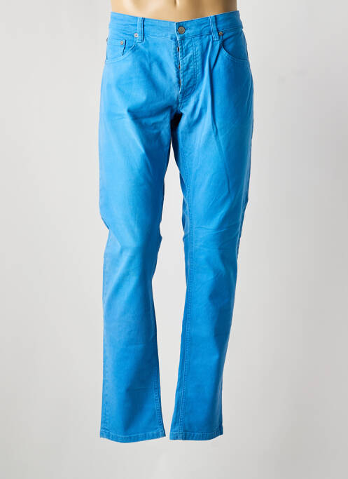 Blugi cu croială slim închidere cu nasturi pe față mărime normală albastru SERGE BLANCO homme