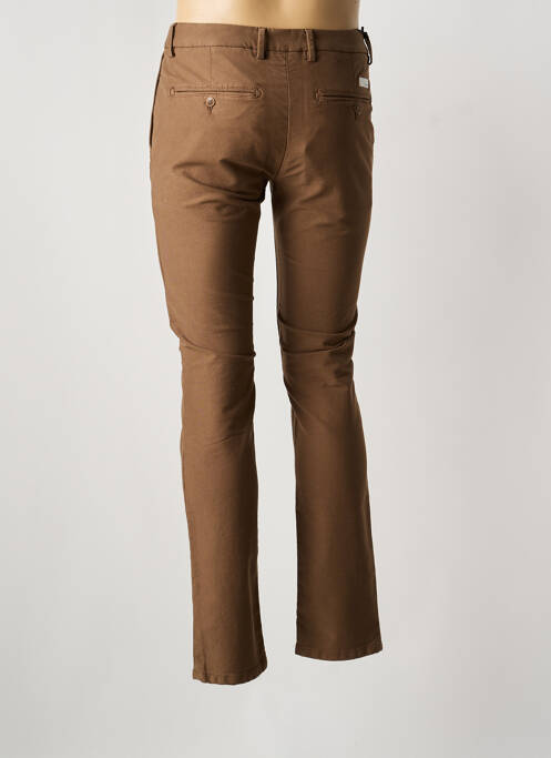 Pantalon chino țesătură poplin mărime normală gri TELERIA ZED homme