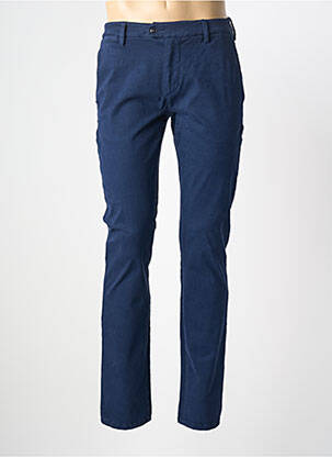 Pantalon chino elasticitate mărime normală albastru TELERIA ZED bărbat