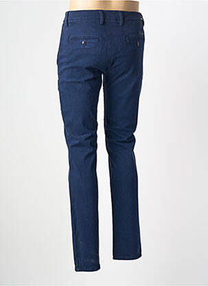 Pantalon chino elasticitate mărime normală albastru TELERIA ZED bărbat