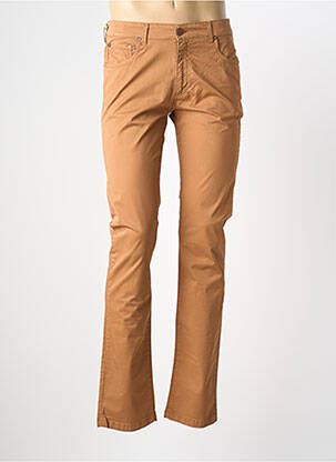 Pantalon slim țesătură poplin mărime normală portocaliu MCLASSICS homme