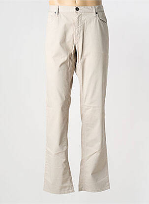 Pantalon slim țesătură poplin mărime normală bej CERRUTI 1881 bărbat